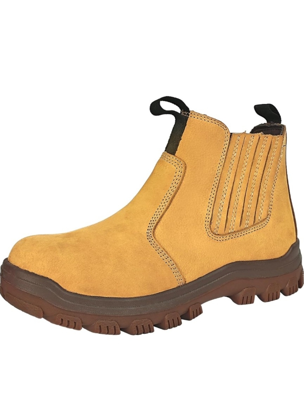 Brand: P OCIO PINNIP
Chelsea Work Boots Men - Steel Toe Construction Boots